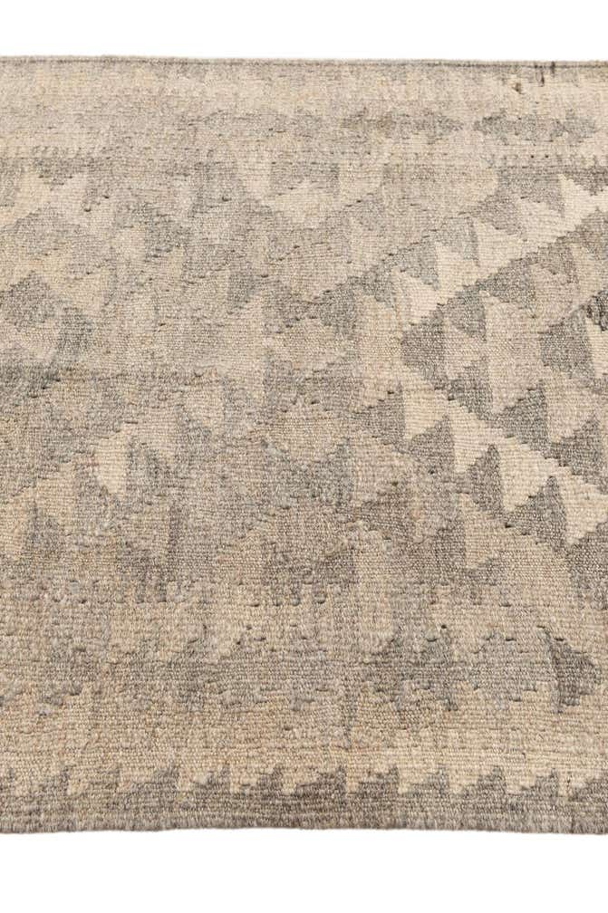 2' 6 x 4' 2 Hand Woven Kilim Maymana Wool Rug