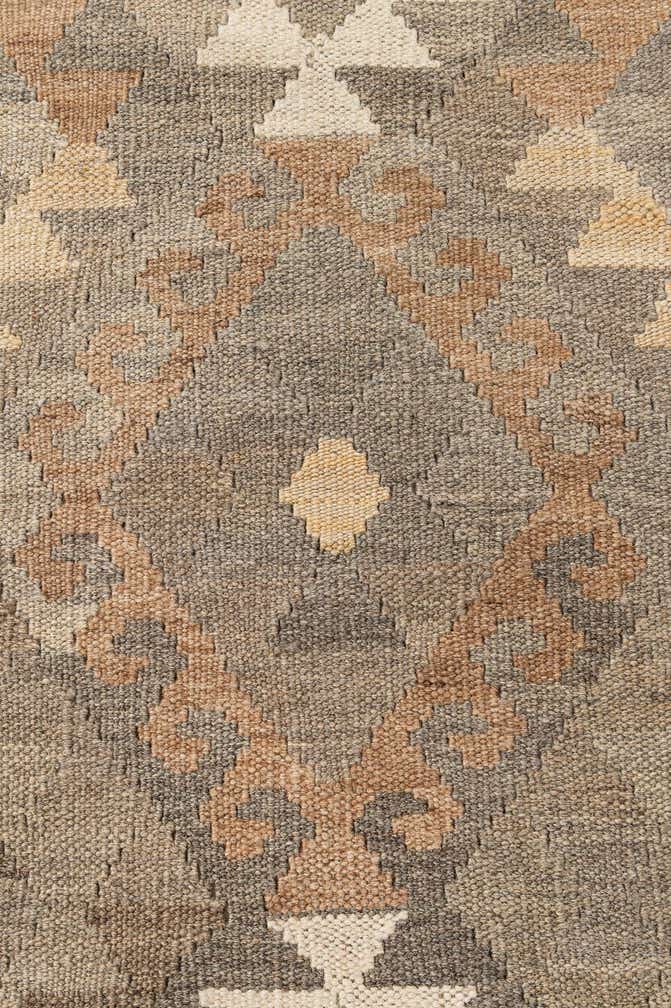 3' 2 x 5' Hand Woven Kilim Maymana Wool Rug