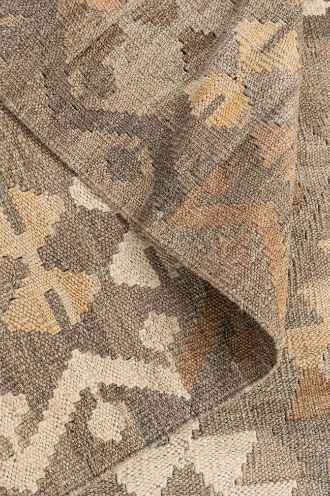 3' 2 x 5' Hand Woven Kilim Maymana Wool Rug