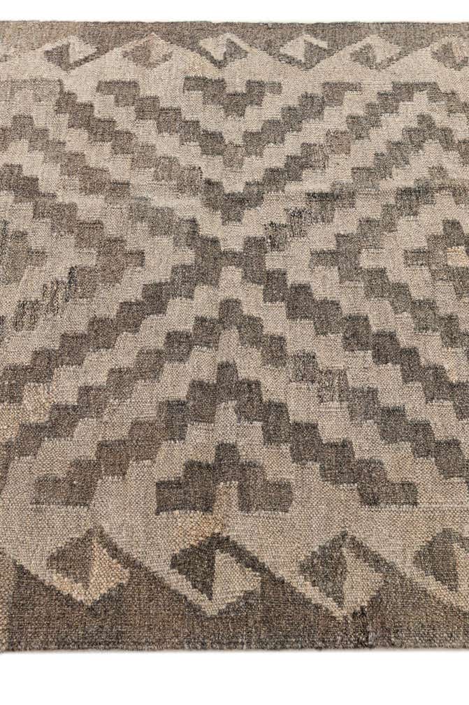 3' 2 x 5' 2 Hand Woven Kilim Maymana Wool Rug