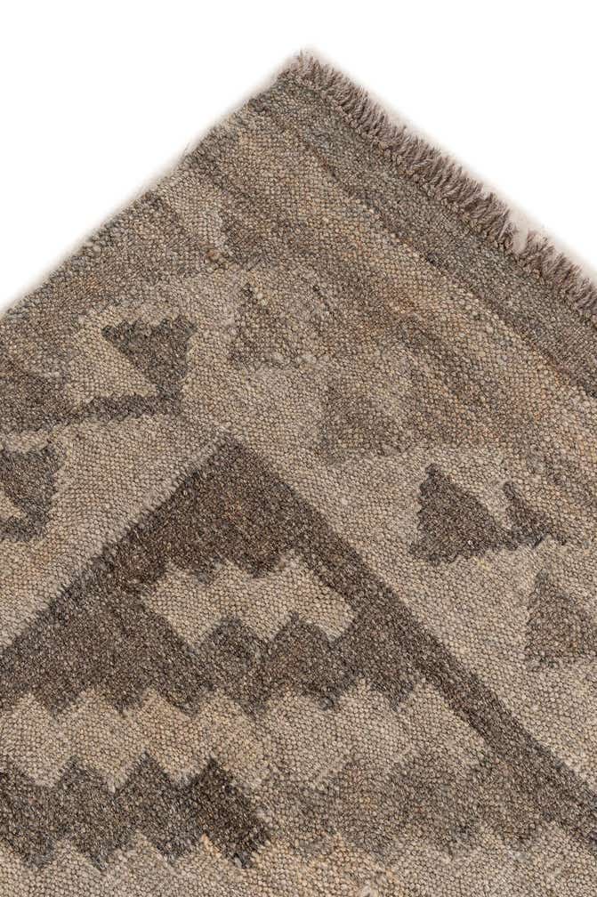 3' 2 x 5' 2 Hand Woven Kilim Maymana Wool Rug