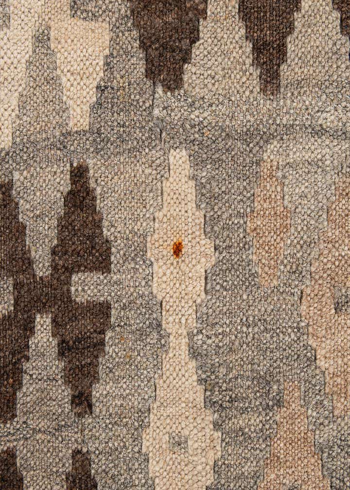 5' 2 x 6' 6 Hand Woven Kilim Maymana Wool Rug