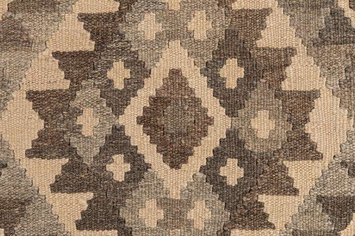 2' 9 x 4' 2 Hand Woven Kilim Maymana Wool Rug