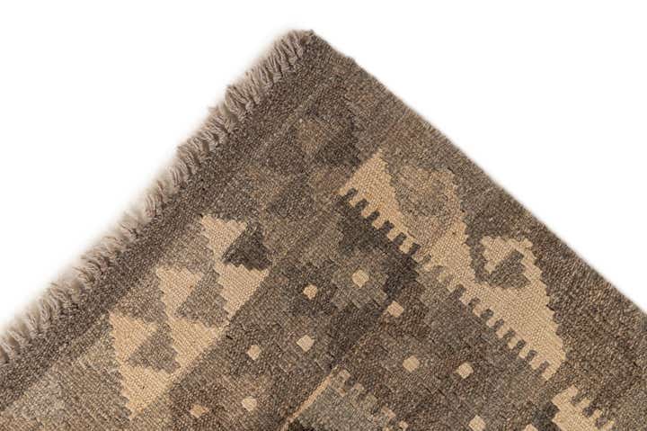 2' 9 x 4' 2 Hand Woven Kilim Maymana Wool Rug