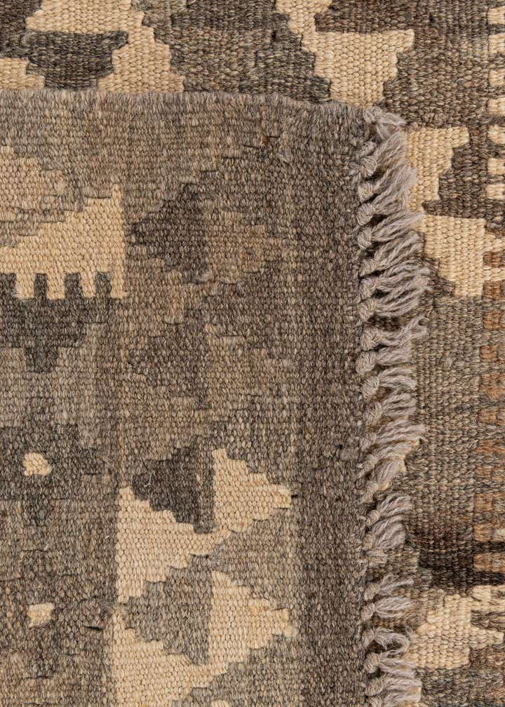 2' 9 x 4' 2 Hand Woven Kilim Maymana Wool Rug