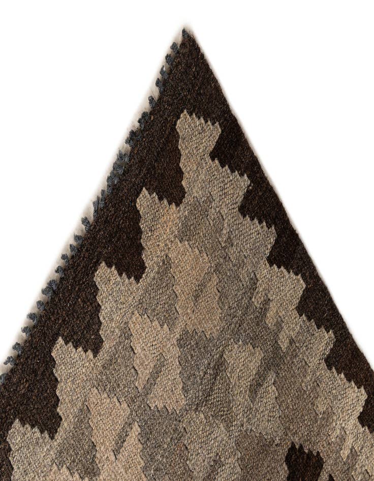 Detail image of 3' 4 x 4' 1  Hand Woven Kilim Maymana Wool Rug