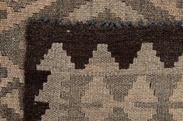 3' 4 x 4' 1 Hand Woven Kilim Maymana Wool Rug