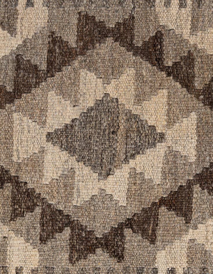 Detail image of 3' 3 x 4' 11  Hand Woven Kilim Maymana Wool Rug