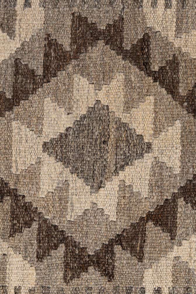 3' 3 x 4' 11 Hand Woven Kilim Maymana Wool Rug