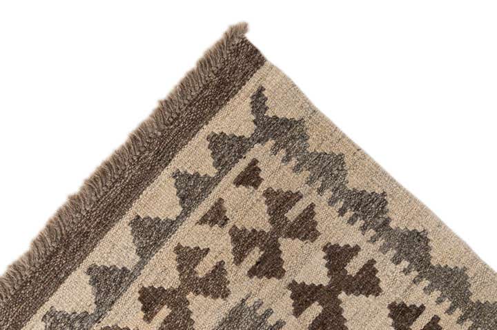 3' 3 x 4' 11 Hand Woven Kilim Maymana Wool Rug