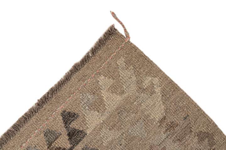 6' x 8' 3 Hand Woven Kilim Maymana Wool Rug