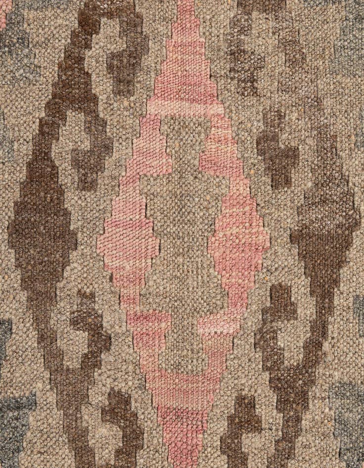 Detail image of 6' x 8' 3  Hand Woven Kilim Maymana Wool Rug