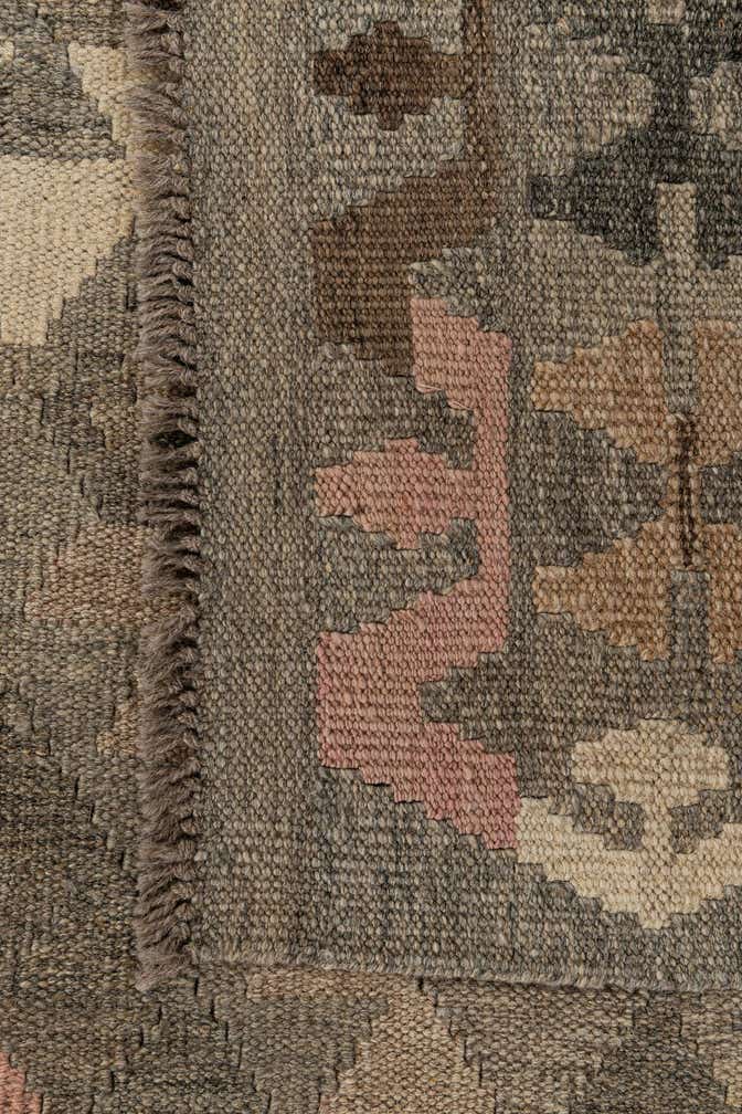 10' 7 x 12' 1 Hand Woven Kilim Maymana Wool Rug