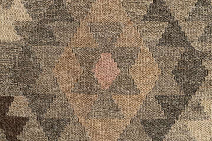 10' 7 x 12' 1 Hand Woven Kilim Maymana Wool Rug