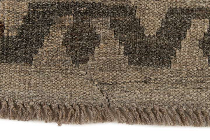 10' 7 x 12' 1 Hand Woven Kilim Maymana Wool Rug