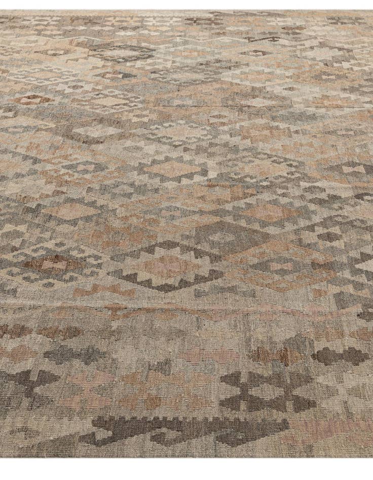 Detail image of 11' 10 x 16' 3  Hand Woven Kilim Maymana Wool Rug
