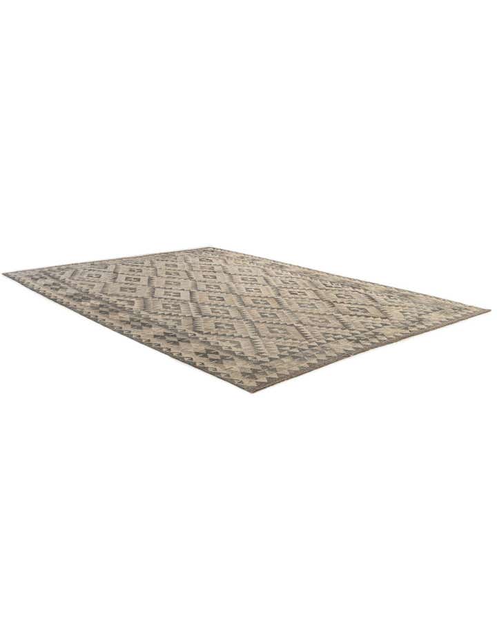 6' 10 x 9' 6 Hand Woven Kilim Maymana Wool Rug