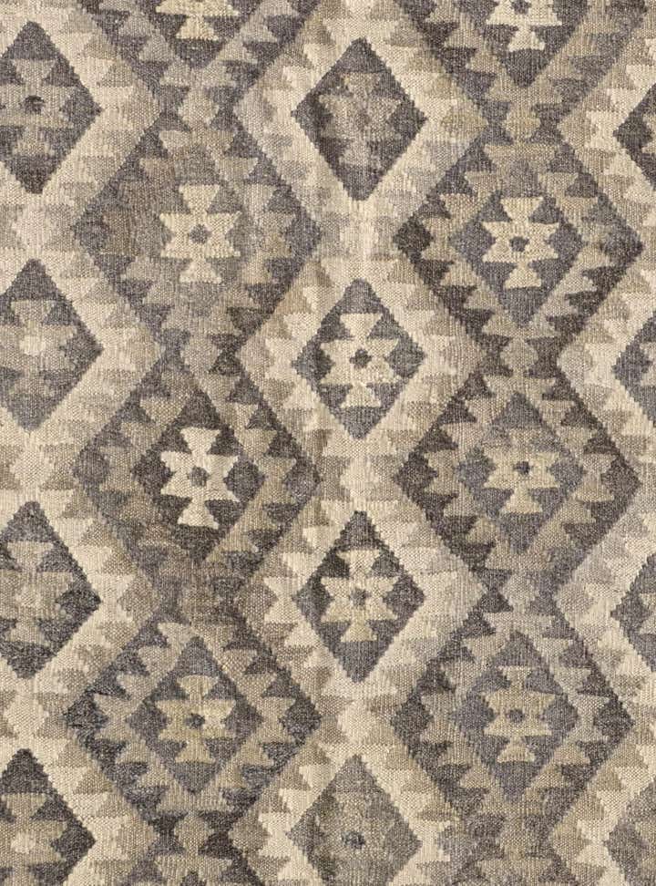 4' 10 x 6' 7 Hand Woven Kilim Maymana Rug
