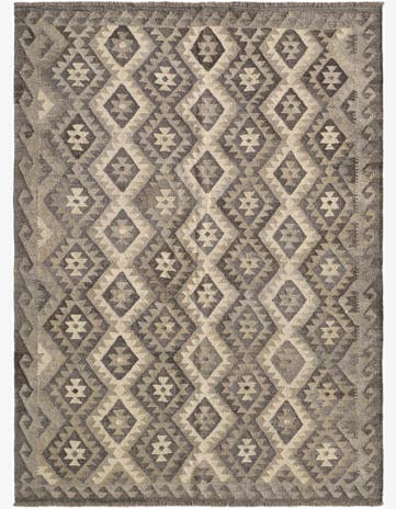 4' 10 x 6' 7 Hand Woven Kilim Maymana Rug