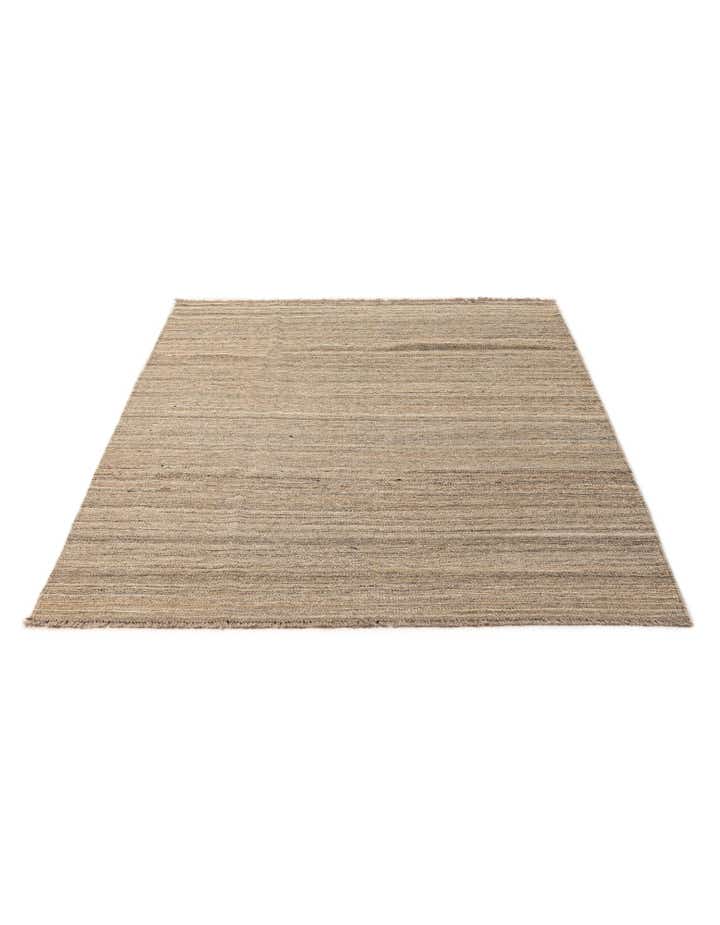 4' x 6' 1 Hand Woven Kilim Modern Wool Rug
