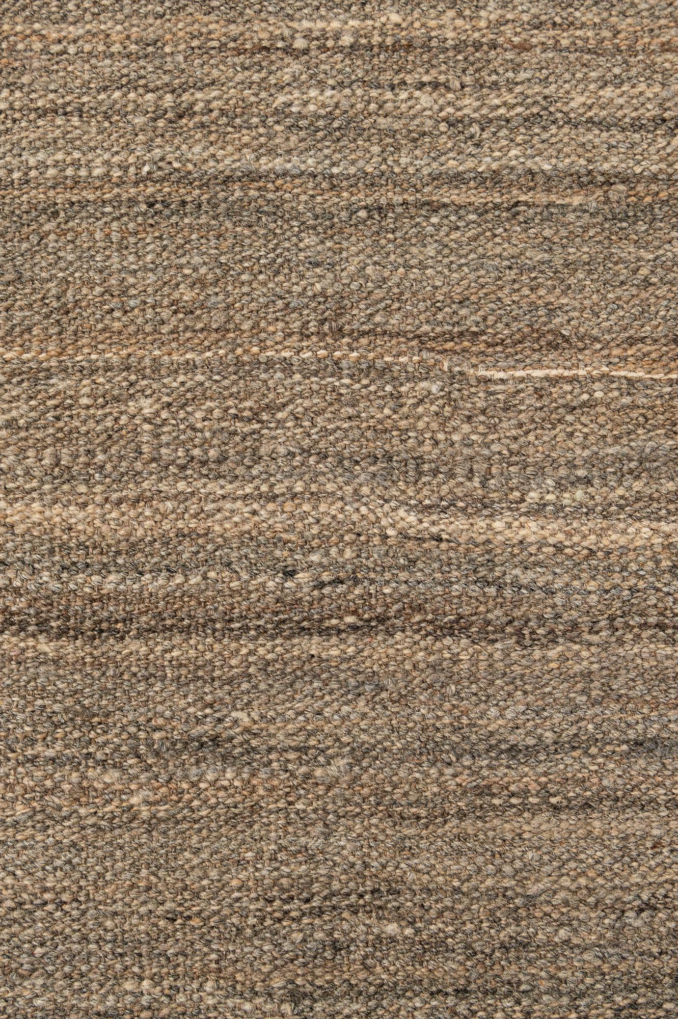 4' x 6' 1 Hand Woven Kilim Modern Wool Rug
