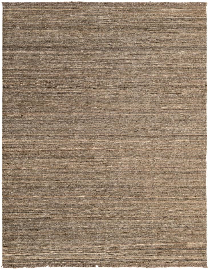 Detail image of 4' x 6' 1 Hand Woven Kilim Modern Wool Rug