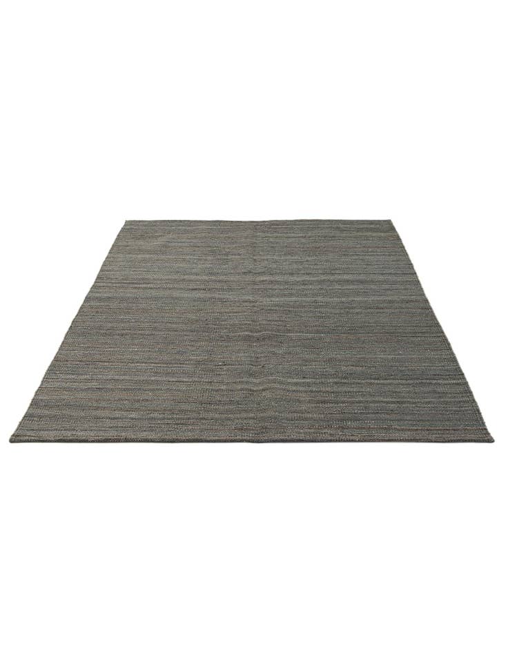 Detail image of 4' 8 x 6' 1  Hand Woven Kilim Modern Wool Rug