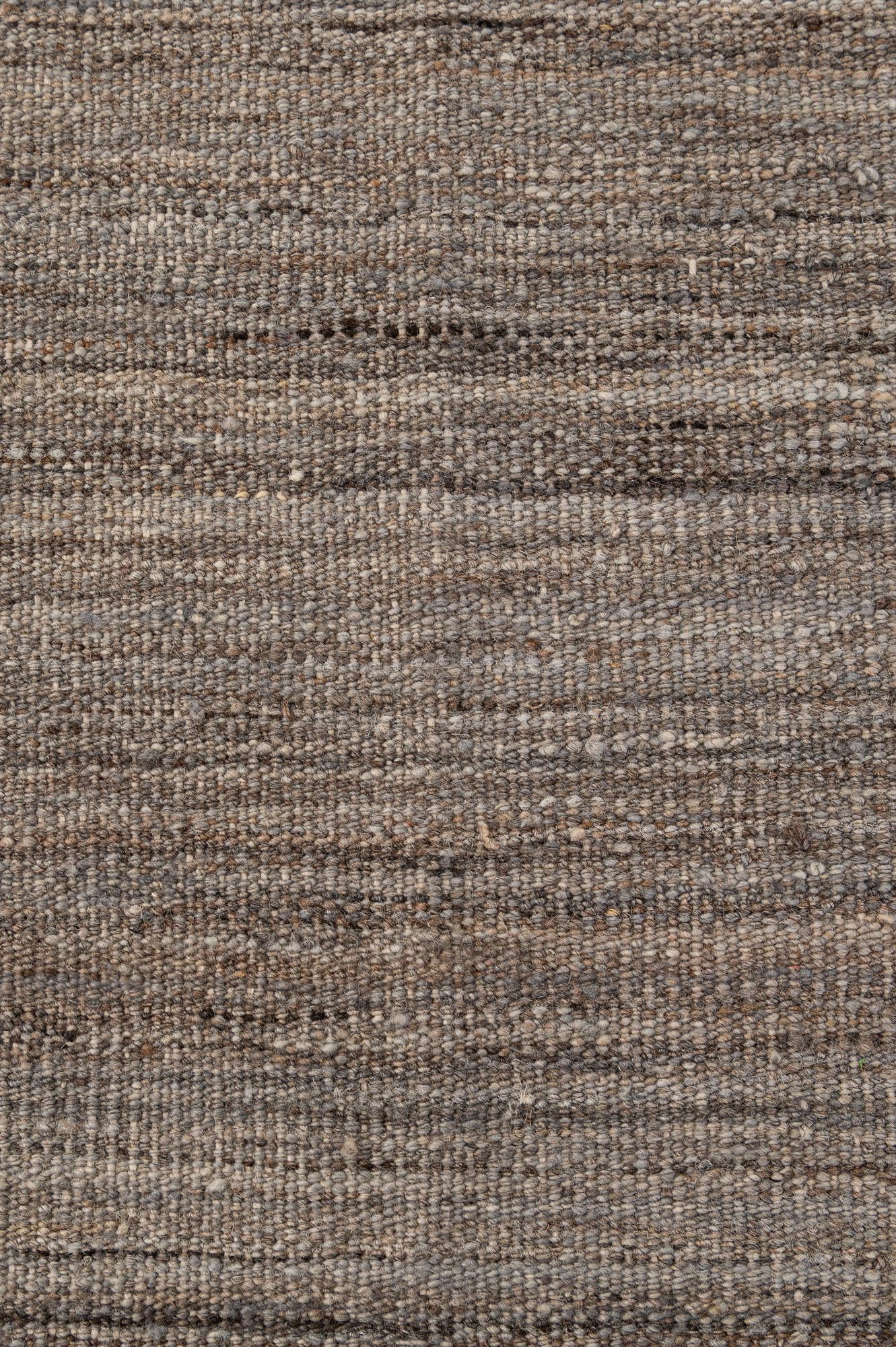 5' 3 x 6' 4 Hand Woven Kilim Modern Wool Rug