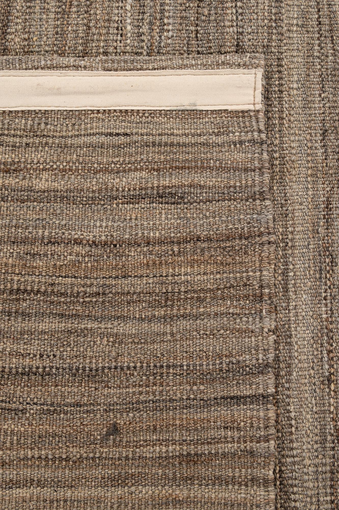 6' 2 x 8' Hand Knotted Kilim Modern Wool Rug