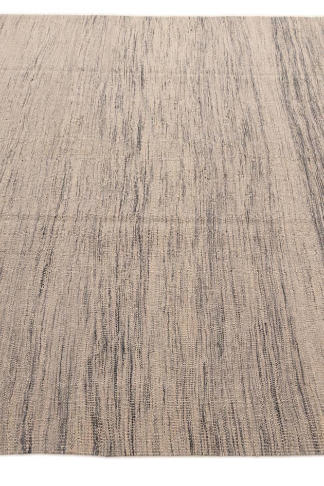Detail image of 6' 6 x 9' 8 Hand Woven Kilim Modern Wool Rug