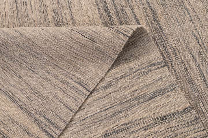 6' 6 x 9' 8 Hand Woven Kilim Modern Wool Rug