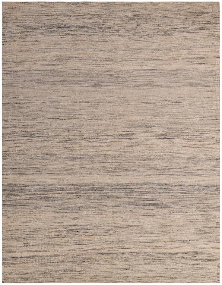 Detail image of 6' 6 x 9' 8 Hand Woven Kilim Modern Wool Rug