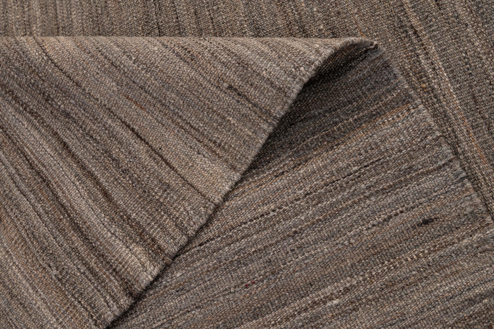 6' 7 x 9' 8 Hand Woven Kilim Modern Wool Rug