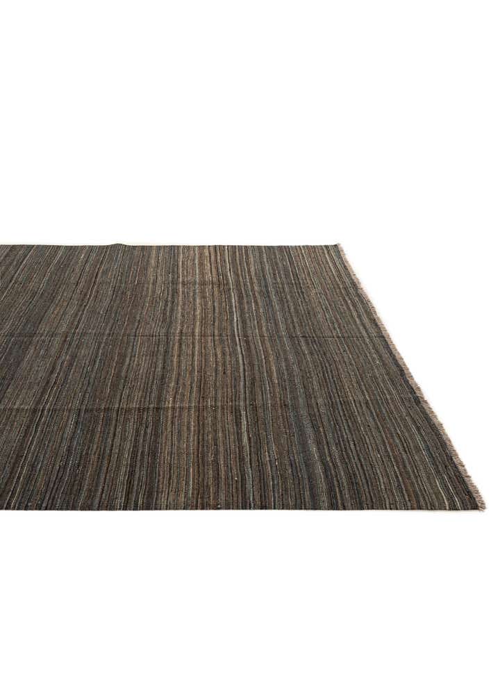 6' 6 x 9' 9 Hand Woven Kilim Modern Wool Rug