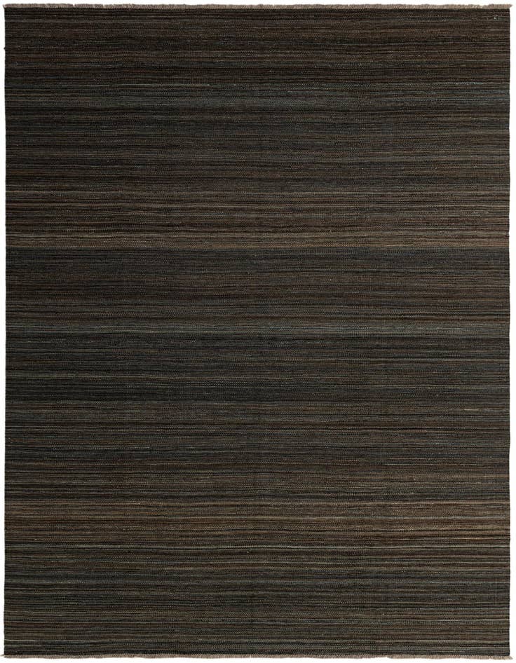 Detail image of 6' 6 x 9' 9 Hand Woven Kilim Modern Wool Rug