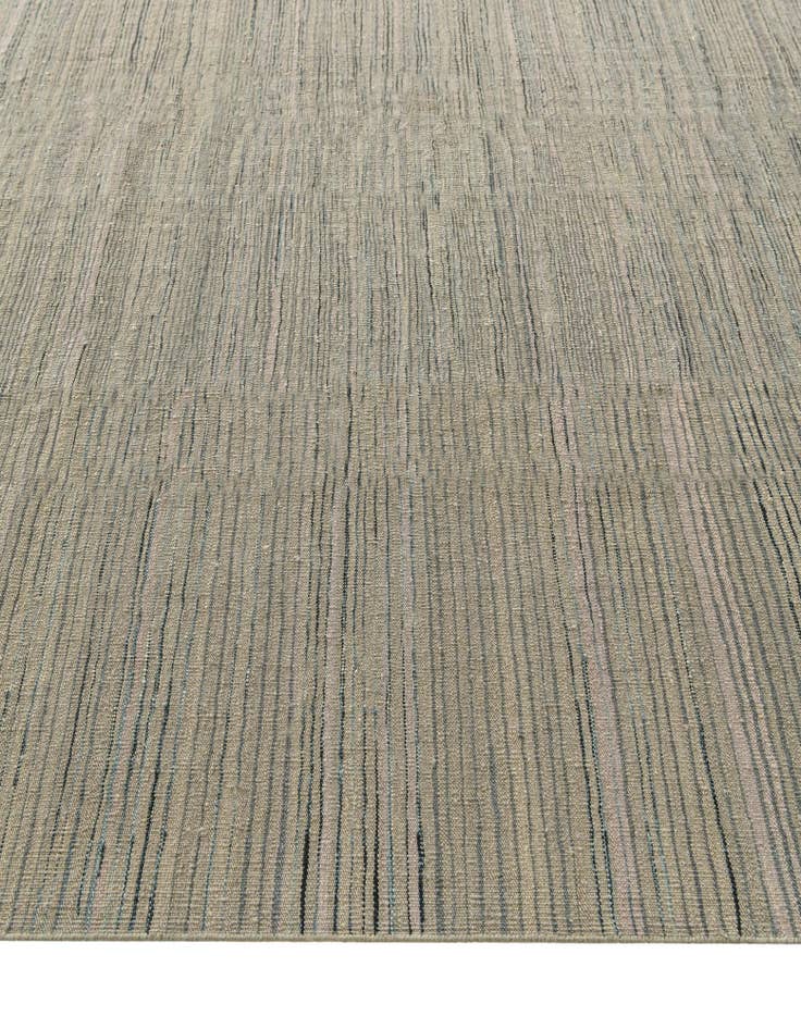 Detail image of 6' 11 x 9' 6 Hand Woven Kilim Modern Wool Rug