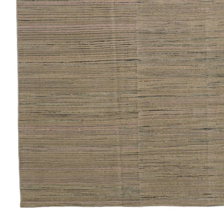 Detail image of 6' 11 x 9' 6 Hand Woven Kilim Modern Wool Rug