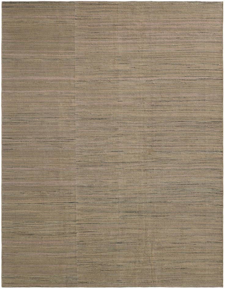 Detail image of 6' 11 x 9' 6 Hand Woven Kilim Modern Wool Rug
