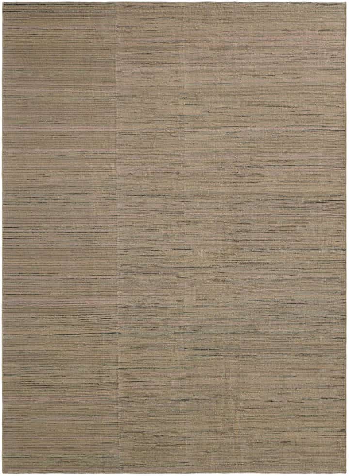 6' 11 x 9' 6 Hand Woven Kilim Modern Wool Rug