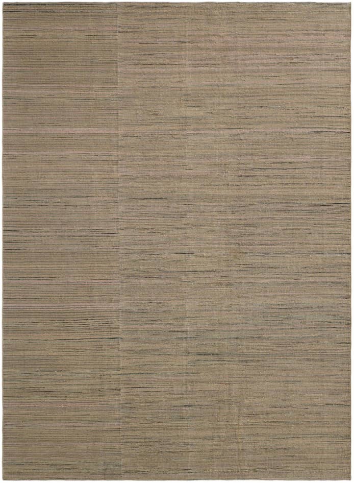 Detail image of 6' 11 x 9' 6 Hand Woven Kilim Modern Wool Rug
