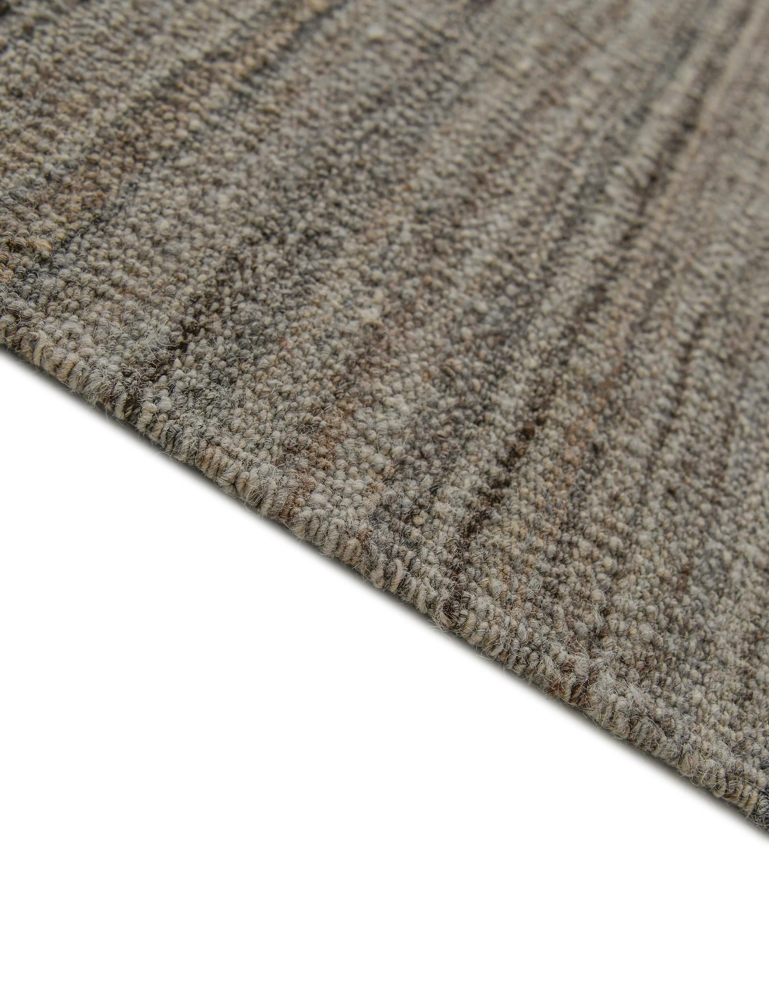 11' 4 x 15' 9 Hand Knotted Kilim Modern Wool Rug