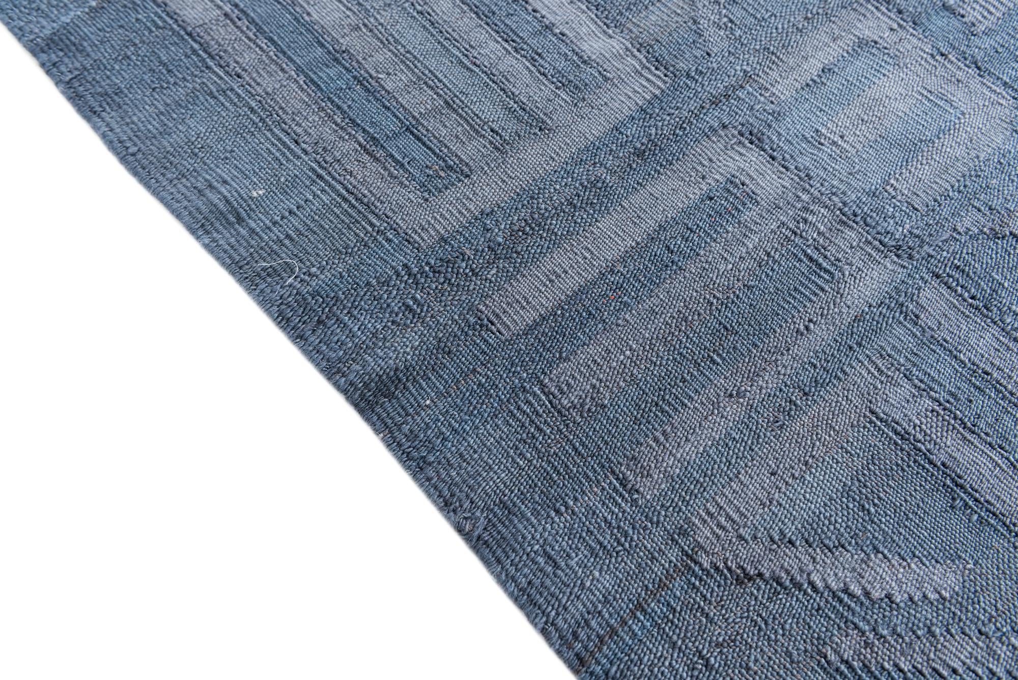 6' x 7' 9 Hand Woven Kilim Modern Wool Rug