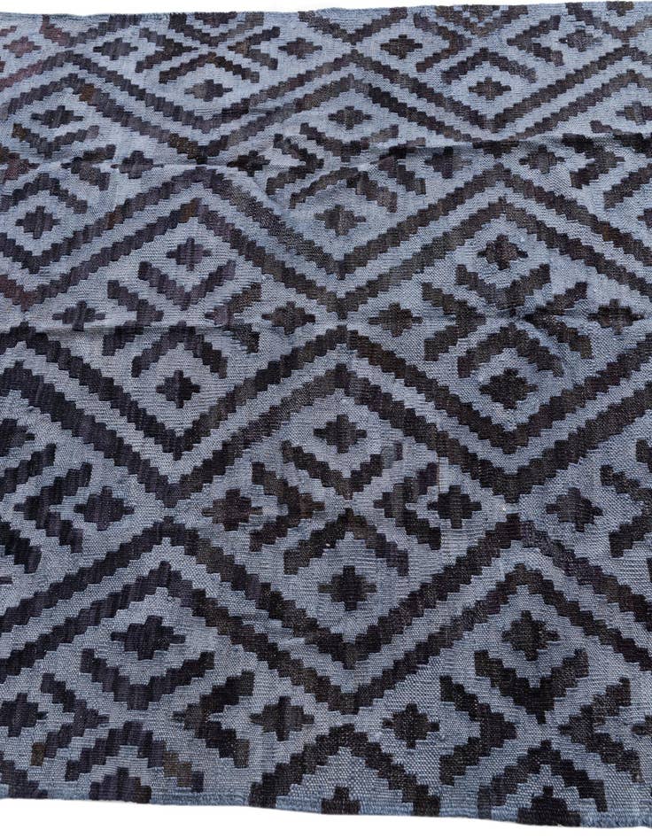 Detail image of 4' x 5' 10  Hand Woven Kilim Modern Wool Rug