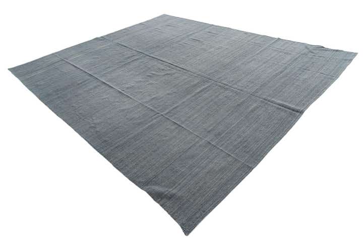 10' x 11' 7 Hand Woven Kilim Modern Wool Rug