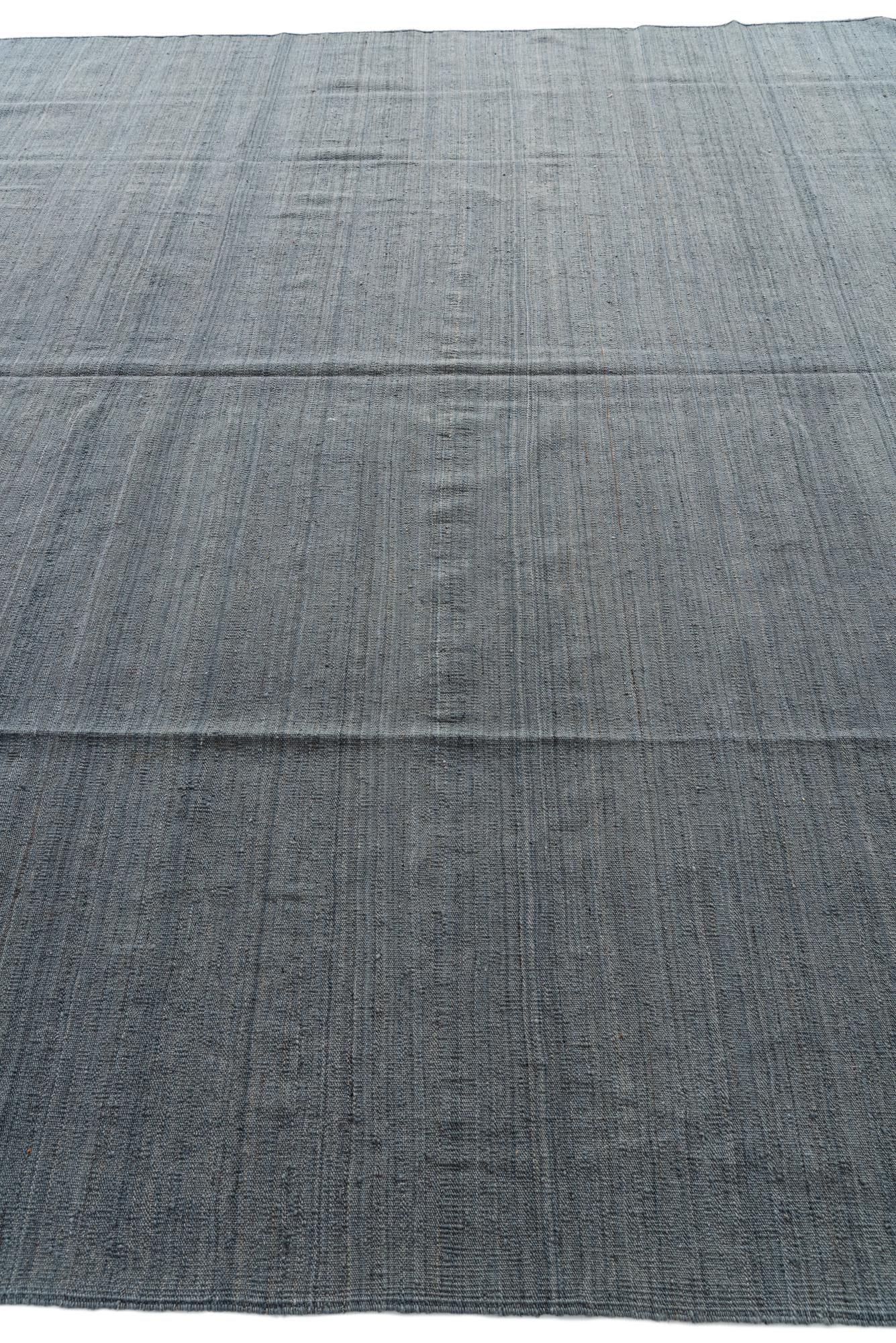 10' x 11' 7 Hand Woven Kilim Modern Wool Rug