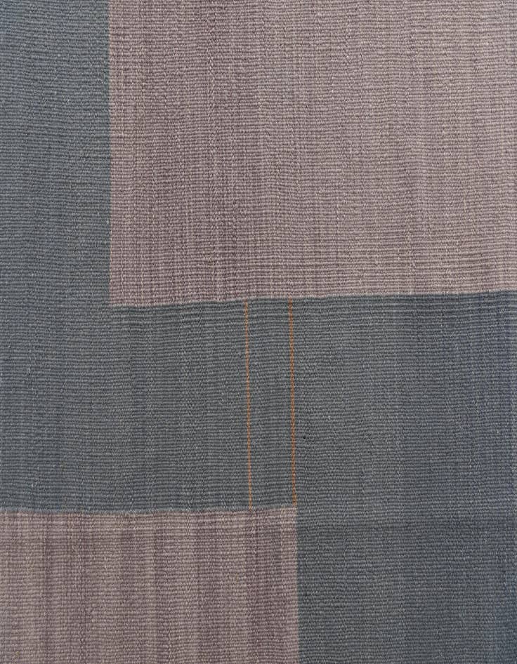 Detail image of 6' 9 x 9' 6  Hand Woven Kilim Modern Wool Rug