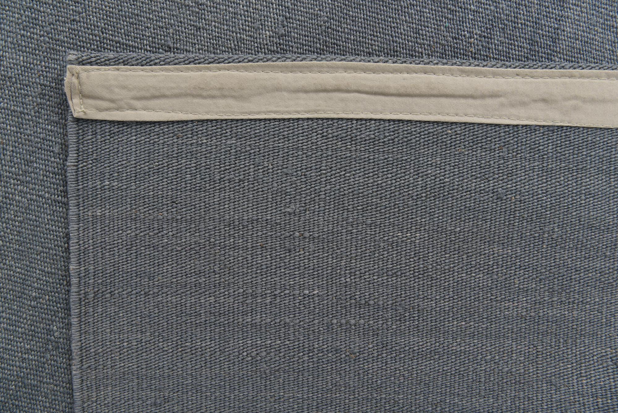 6' 9 x 9' 6 Hand Woven Kilim Modern Wool Rug