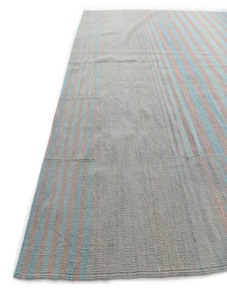 Detail image of 6' 7 x 9' 5  Hand Woven Kilim Modern Wool Rug