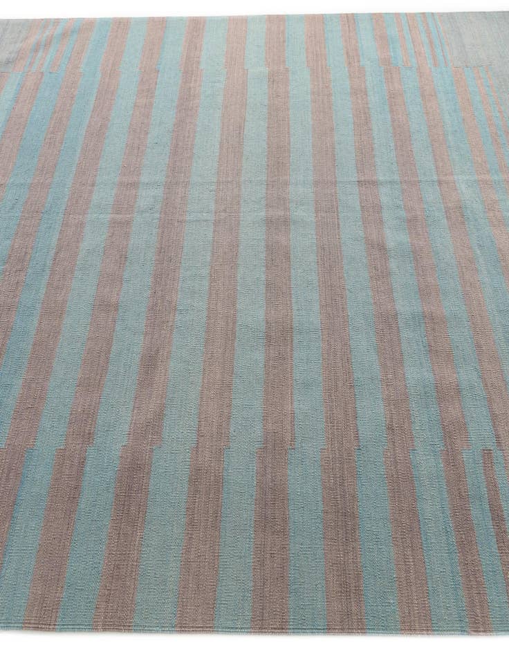 Detail image of 6' 7 x 9' 5  Hand Woven Kilim Modern Wool Rug