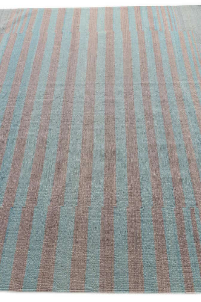 6' 7 x 9' 5 Hand Woven Kilim Modern Wool Rug